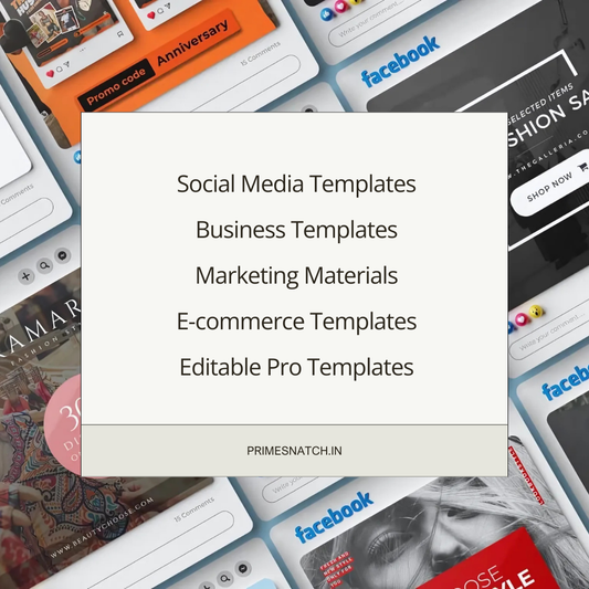 Canva Premium Templates Mega Bundle – Social Media, Business, Marketing & More